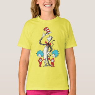 T-shirt Dr. Seuss Le Chat dans le Chapeau, Chose 1 & Cho