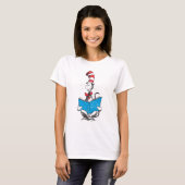 T-shirt Dr. Seuss | Le Chat dans le Chapeau - Lecture (Devant entier)