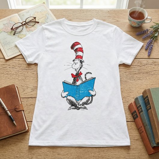 T-shirt Dr. Seuss | Le Chat dans le Chapeau - Lecture