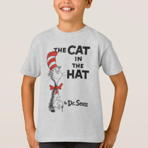 T-shirt Dr Seuss Le chat dans le livre Casquette