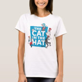 T-shirt Dr Seuss | Le chat dans le logo du Casquette - Car (Devant)