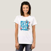 T-shirt Dr Seuss | Le chat dans le logo du Casquette - Car (Devant entier)