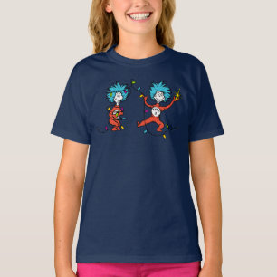 T-shirt Dr. Seuss Le Grinch Chose 1 et Chose 2 en trai