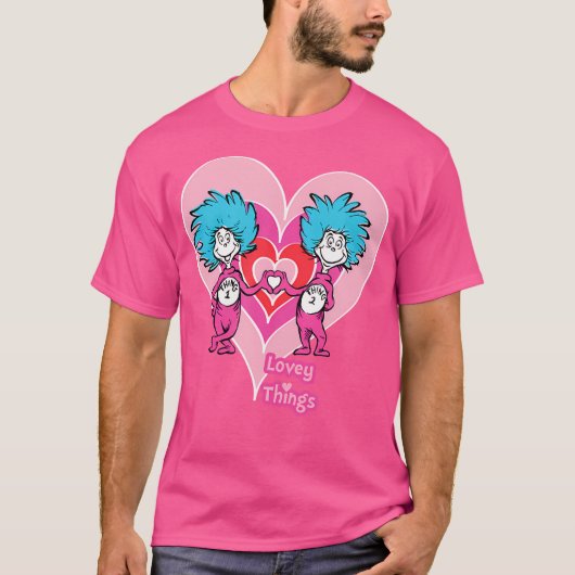 T-shirt Dr. Seuss Lovey Things (Devant)