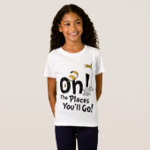T-Shirt Dr Seuss | Oh, les endroits où vous irez ! Retro (Devant entier)