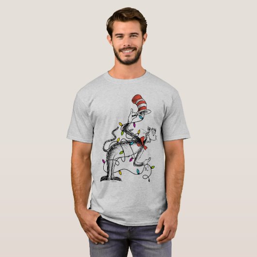T-shirt Dr Seuss | The Grinch | Chat malicieux dans la Ha (Devant entier)