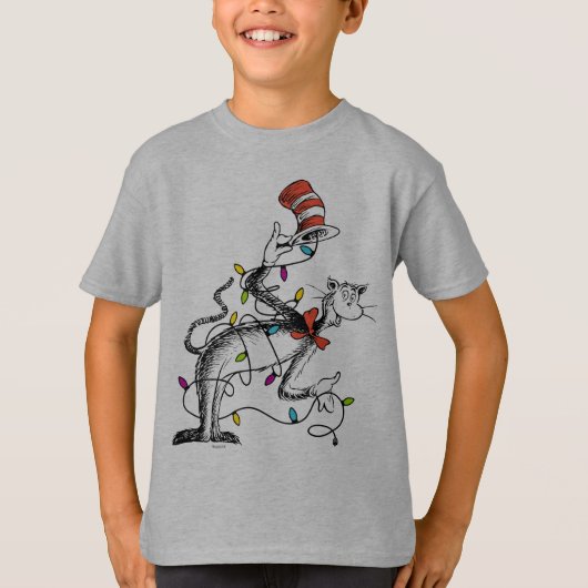 T-shirt Dr Seuss | The Grinch | Chat malicieux dans la Ha (Devant)
