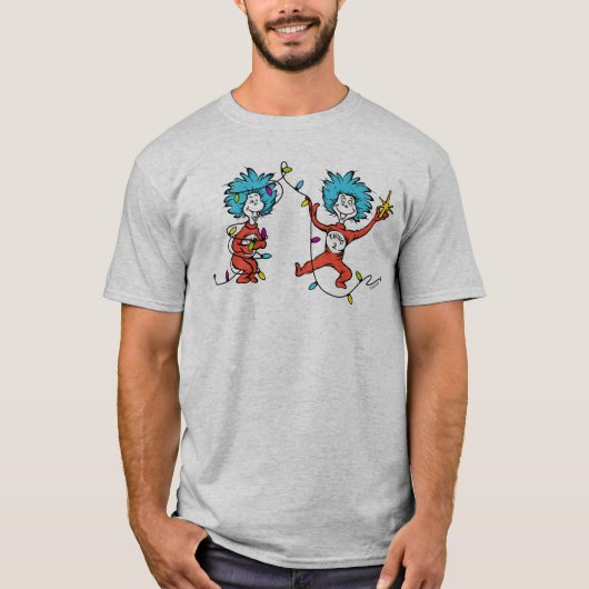 T-shirt Dr Seuss| The Grinch| Chose 1 et Chose 2 Danser (Devant)