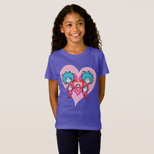 T-Shirt Dr. Seuss Valentine | Chose 1 Chose 2 (Devant entier)