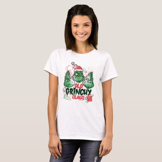 T-shirt Dr Seuss | Vieux Claus Grinch (Devant entier)