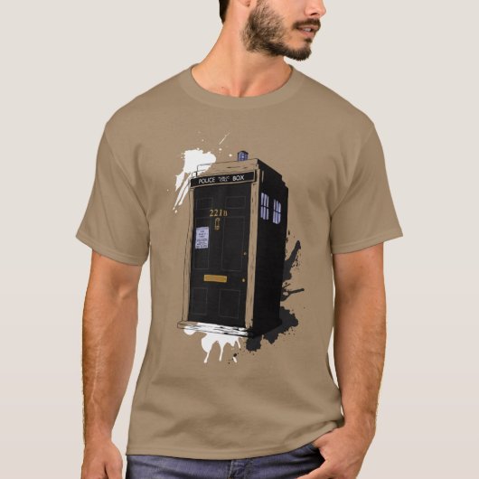 T-shirt Dr Sherlock Qui amis (Devant)