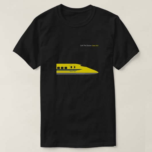 T-shirt Dr. Yellow 923 Shinkansen Classic (Design devant)