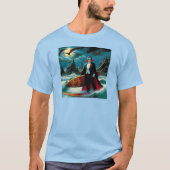 T-shirt dracula de surf halloween (Devant)