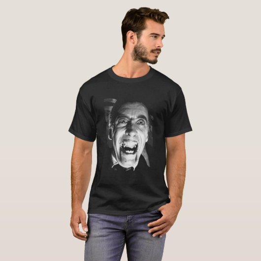 T-shirt Dracula Vampire Christopher Lee Classic (Devant entier)