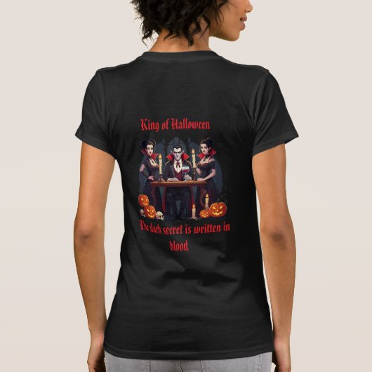 T-shirt Dracula Vampire Halloween Tee 🎃 👻 (Dos)