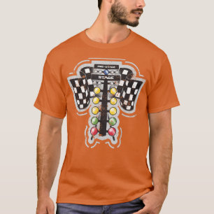 T-shirt Drag Racing Christmas Tree Lights Drag Racing T
