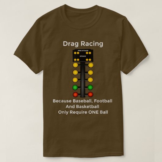 T-shirt Drag Racing Christmas Tree Line It Up Horsepower (Design devant)
