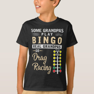 T-shirt Drag Racing Grand-père mécanicien Dragster Grand
