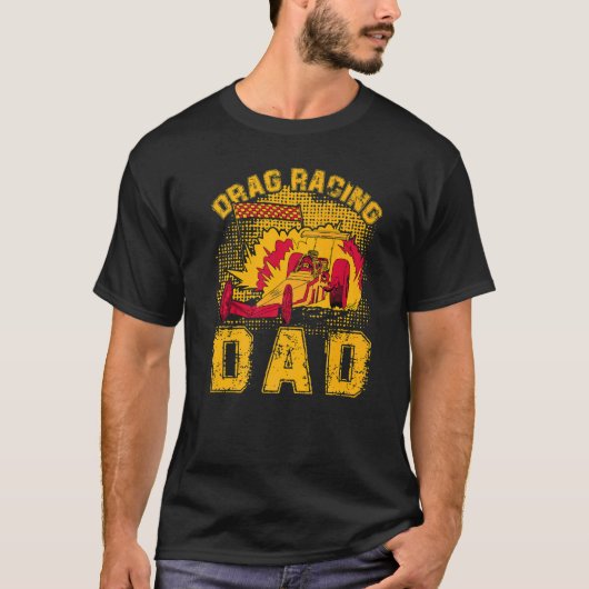 T-shirt Drag Racing Papa (Devant)