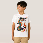 T-shirt dragon (Devant entier)