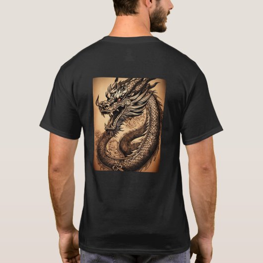 T-shirt dragon (Dos)