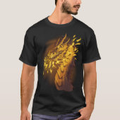 T-shirt Dragon à feu d'or (Devant)
