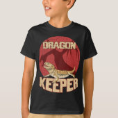 T-shirt Dragon à poils pour un reptile Nerd (Devant)