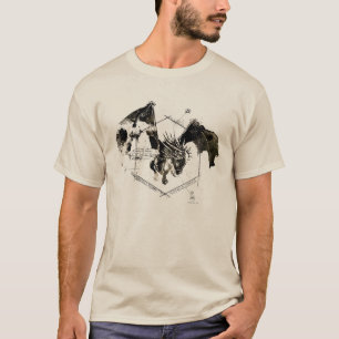 T-shirt Dragon à queue noire hongroise