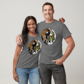 T-shirt dragon and tiger yin yang (Unisexe)