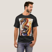 T-shirt Dragon Aquarelle Dreamy (Devant entier)