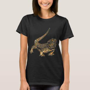 T-shirt Dragon barbu Dragon géométrique