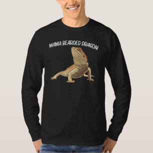 T-shirt Dragon barbu pour femmes maman lézard herpétologie
