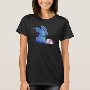 T-shirt Dragon bat Unicorne à chaque fois Funny Gorey Fant