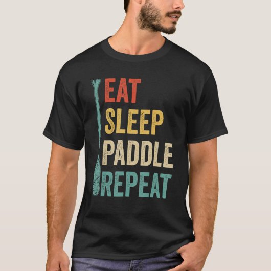T-shirt Dragon Bateau Course Course Paddle Bateau Manger S (Devant)