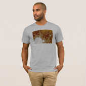 T-shirt Dragon blanc - Art fractal (Devant entier)