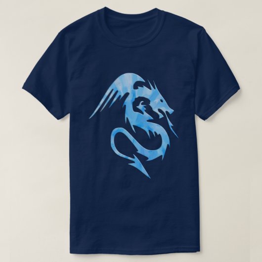 T-shirt Dragon bleu (Design devant)