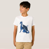 T-shirt Dragon bleu (Devant entier)