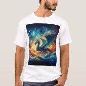 T-shirt Dragon bleu (Devant)