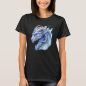 T-shirt Dragon bleu glace (Devant)