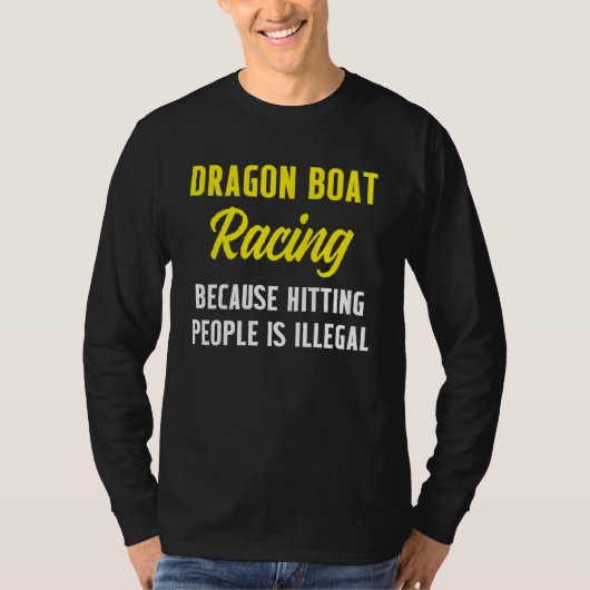T-shirt Dragon Boat Racer Course de navigation (Devant)