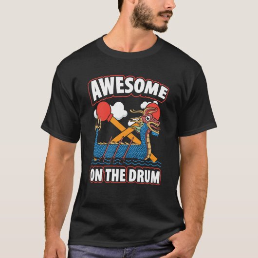 T-shirt Dragon Boat Racing For Dragon Boat Paddler Drummer (Devant)