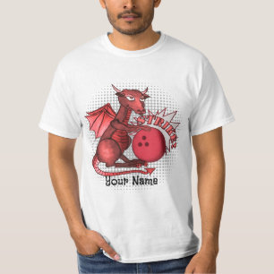T-shirt Dragon Bowling