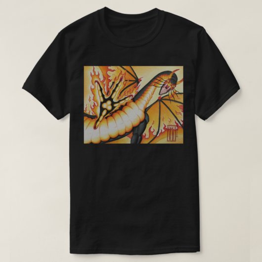 T-shirt Dragon Cauchemar (Design devant)