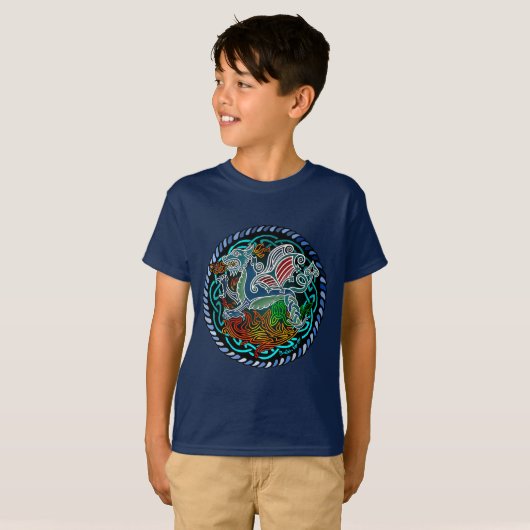 T-shirt Dragon celtique (Devant entier)