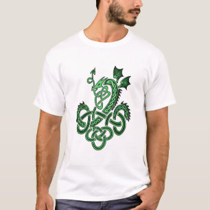 T-shirt Dragon celtique - Vert