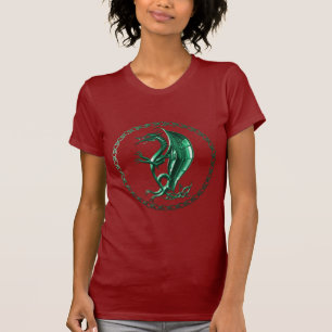 T-shirt Dragon celtique vert