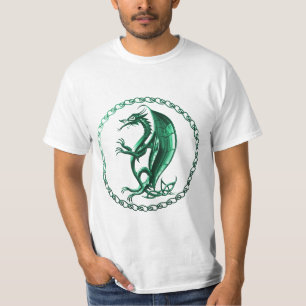 T-shirt Dragon celtique vert