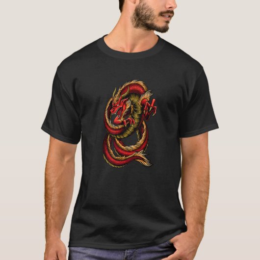 T-shirt Dragon chinois (Devant)