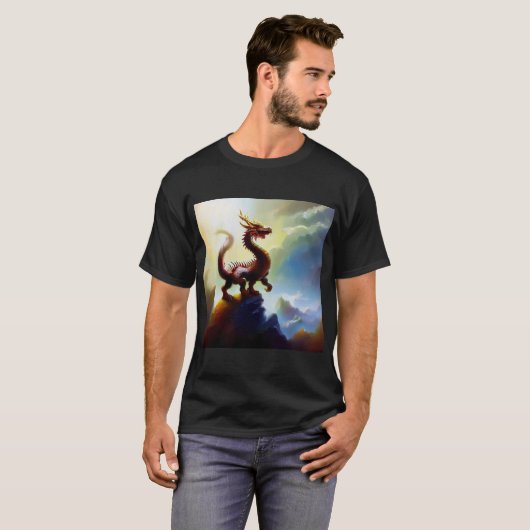 T-shirt Dragon chinois (3) (Devant entier)