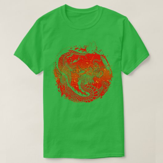 T-shirt Dragon chinois 41 (Design devant)
